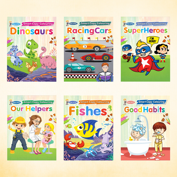 Smart Copy Colouring – Combo of 6 Books