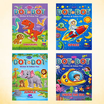 Dot to Dot – Sticker & Colour Fun