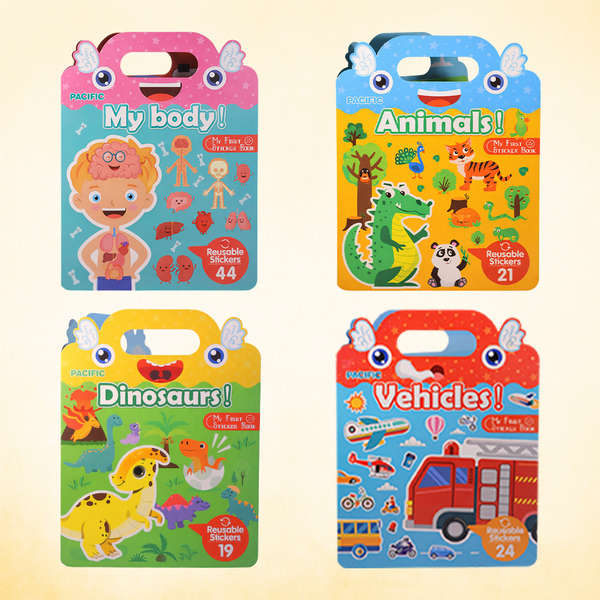 My First Reusable Sticker Book – Set of 4