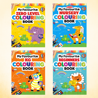 My Favourite Colouring Book – Combo of 4