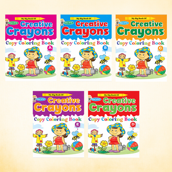 Creative Crayons – Copy Colouring Book Combo