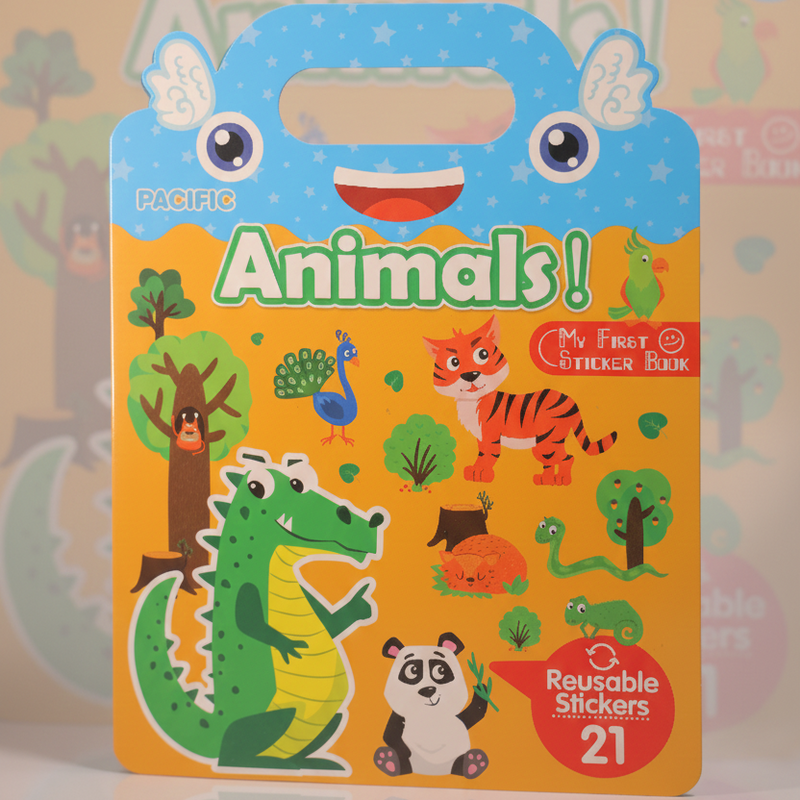 Animals Reusable Stickers