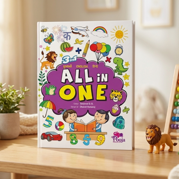 PACIFIC WHITE PURPLE ALL IN ONE ENGLISH–GUJARATI–HINDI